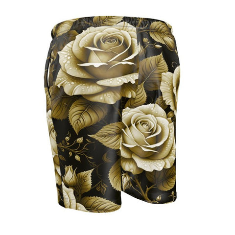 Rose Floral Print Shorts