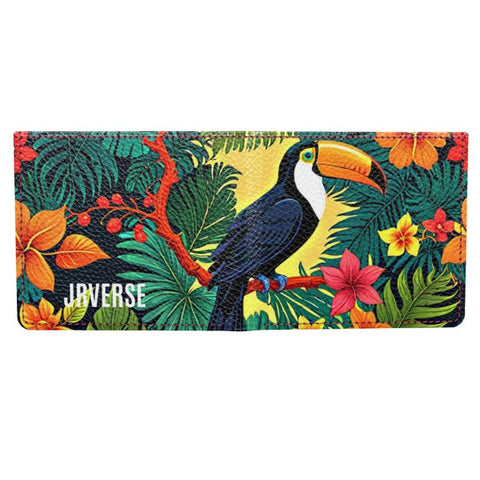 Tropical Jungle Leather Wallet