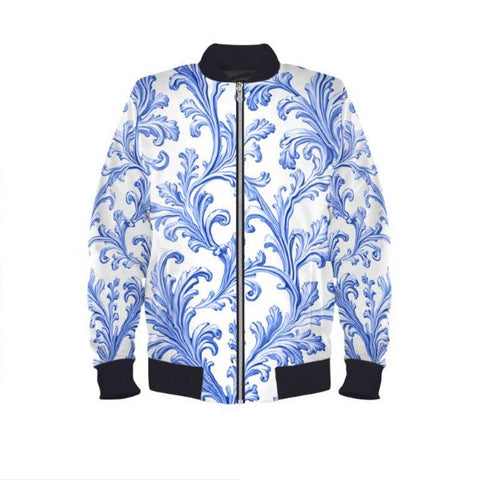 Rococo Print Bomber Jacket