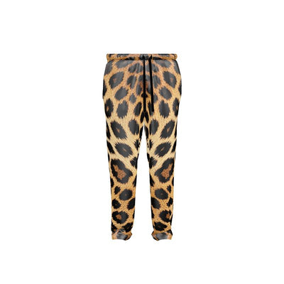 Leopard Print Silk Trousers