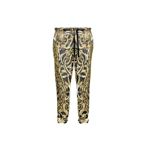 Gold Chains Silk Pajama Pants
